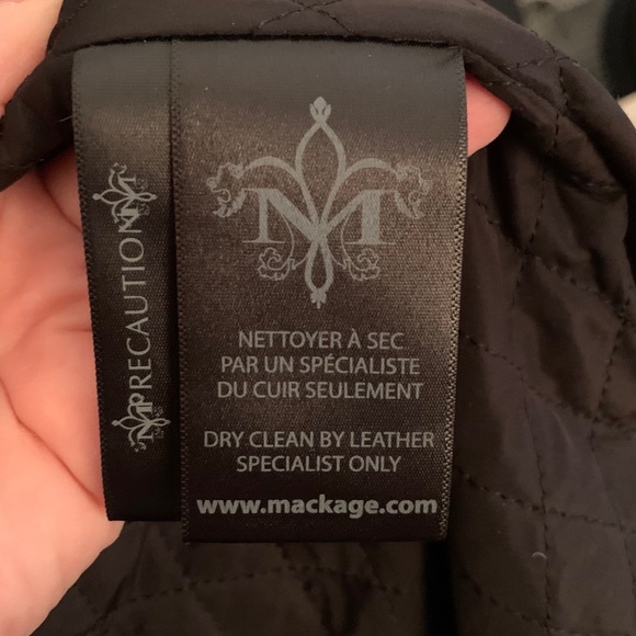 MACKAGE Wool & Leather Winter Coat/Jacket -  Small - Picture 15 of 16